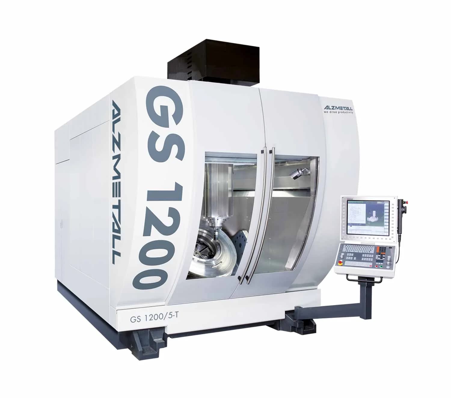 Alzmetall GS 1200/5-T - мощный 5-осевой обрабатывающий центр