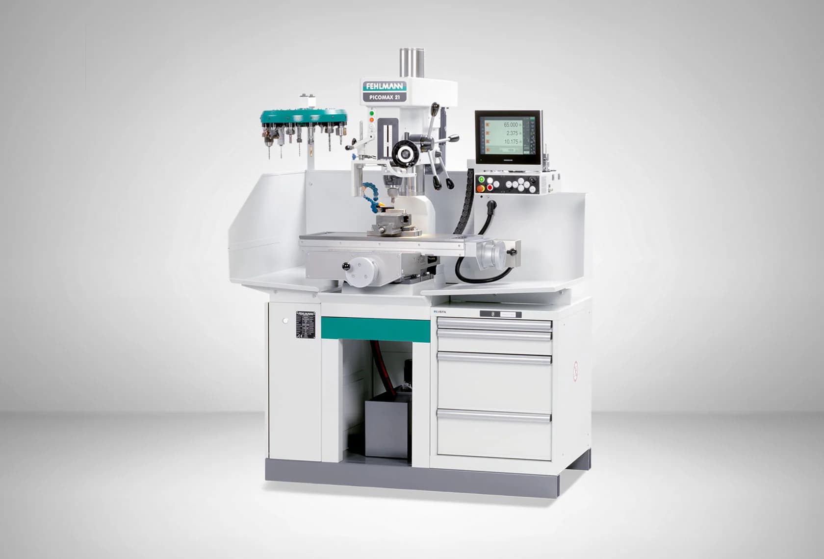 Fehlmann PICOMAX 21-M — прецизионный координатно-фрезерный станок с моторизованным столом