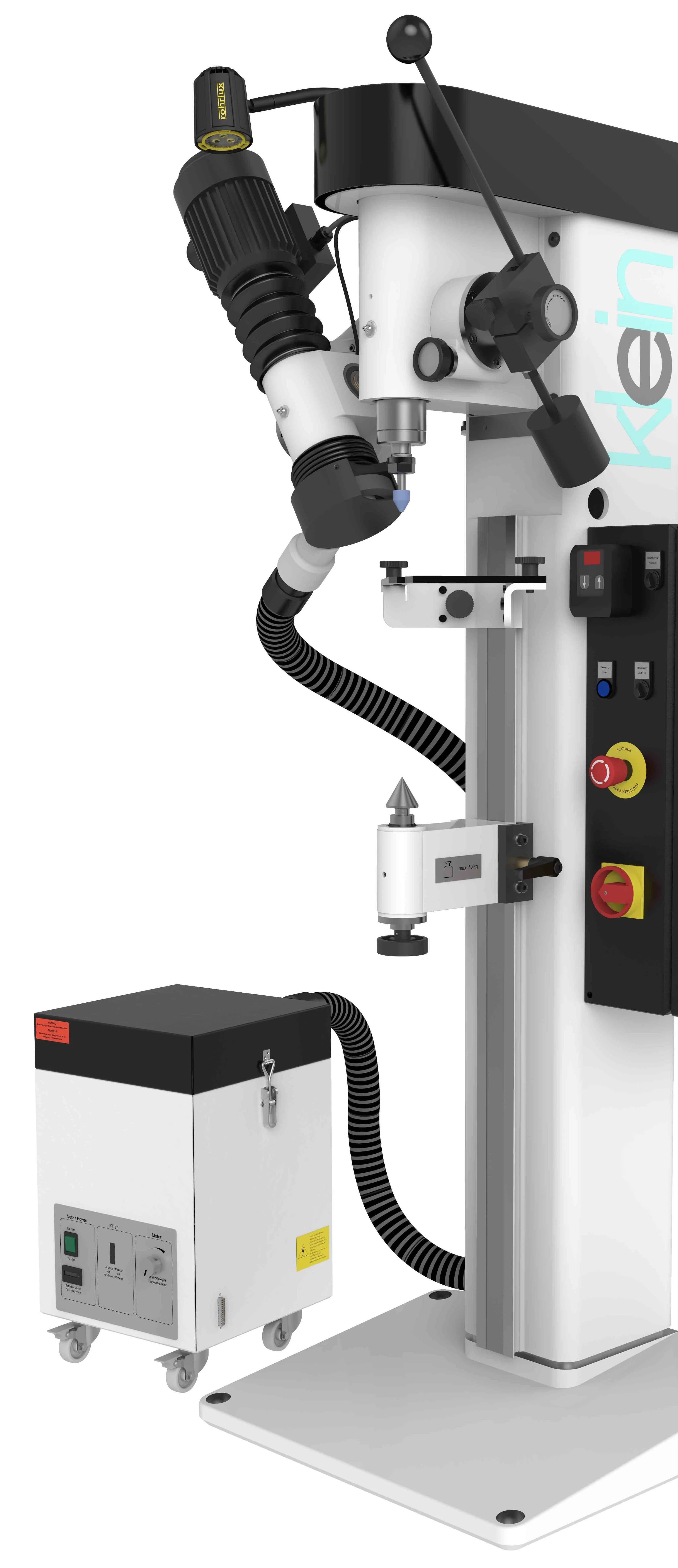 Klein ZSS-A — автоматизированный станок для прецизионного шлифования центровых отверстий с карданной подвеской