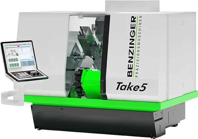 Benzinger Take5 — 5-осевой токарно-фрезерный центр с главным и контршпинделем