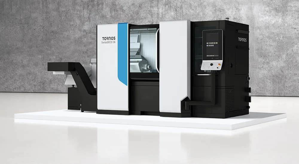 SwissDECO 36 - флагманский токарный автомат продольного точения Tornos