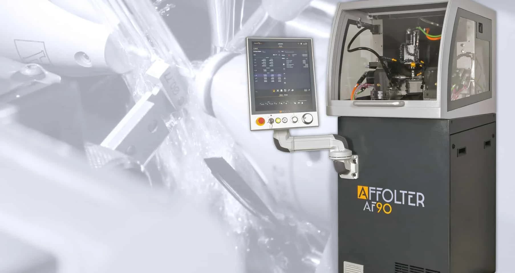 Affolter AF90 — компактный CNC зубофрезерный станок для миниатюрных колёс до ø30 мм