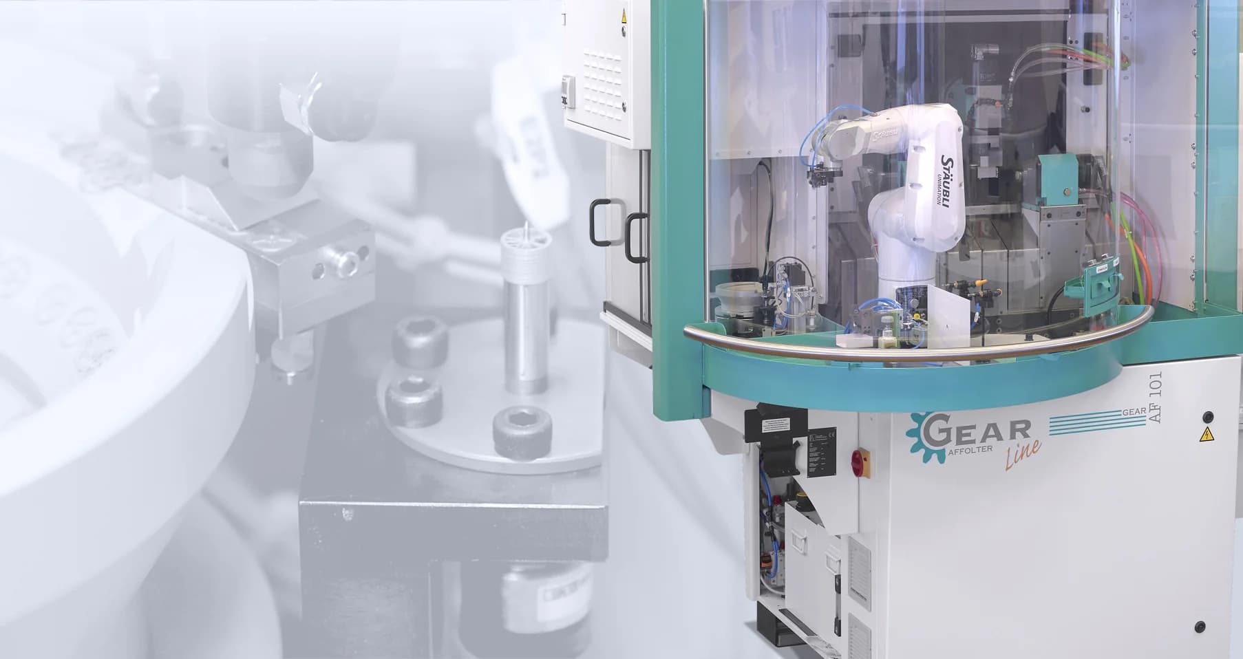 Affolter AF101 — автоматизированный CNC зубофрезерный станок с интегрированным роботом для безоператорного производства