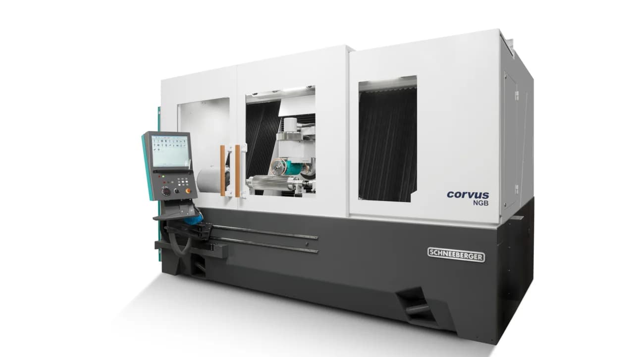 Schneeberger corvus NGB — крупный 5-осевой CNC заточной и профилешлифовальный центр