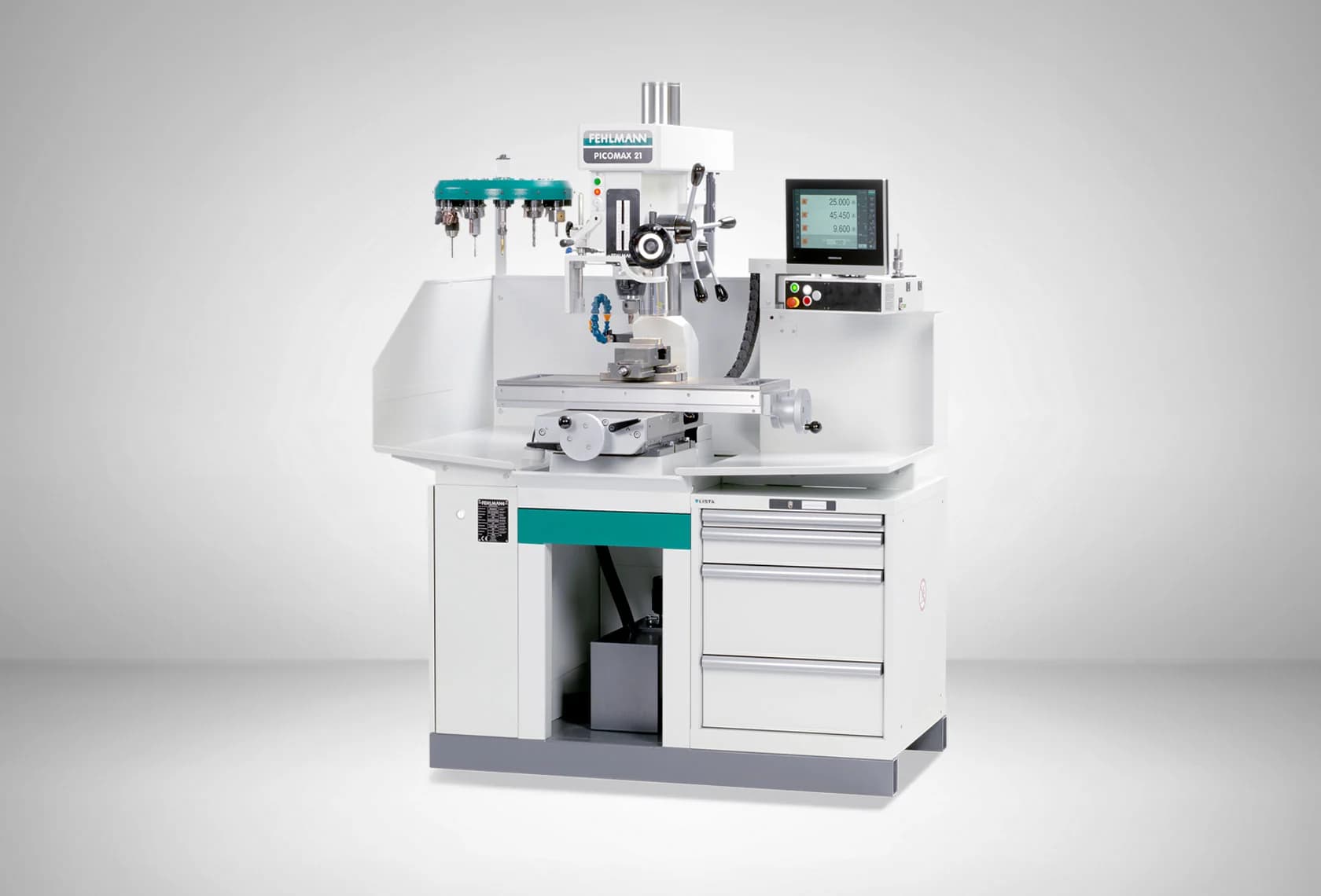 Fehlmann PICOMAX 21-D — прецизионный координатно-расточно-фрезерный станок с ручным управлением