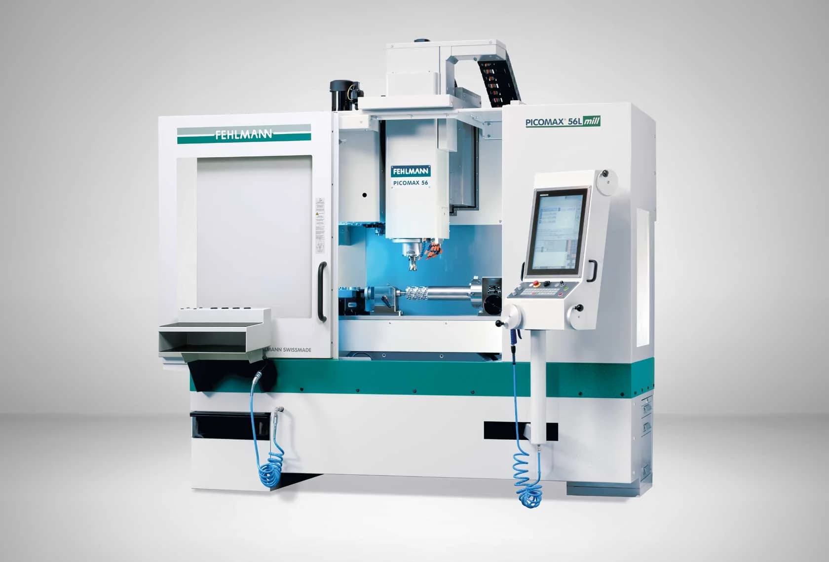 Fehlmann PICOMAX 56L mill — вертикальный обрабатывающий центр с удлинённым столом