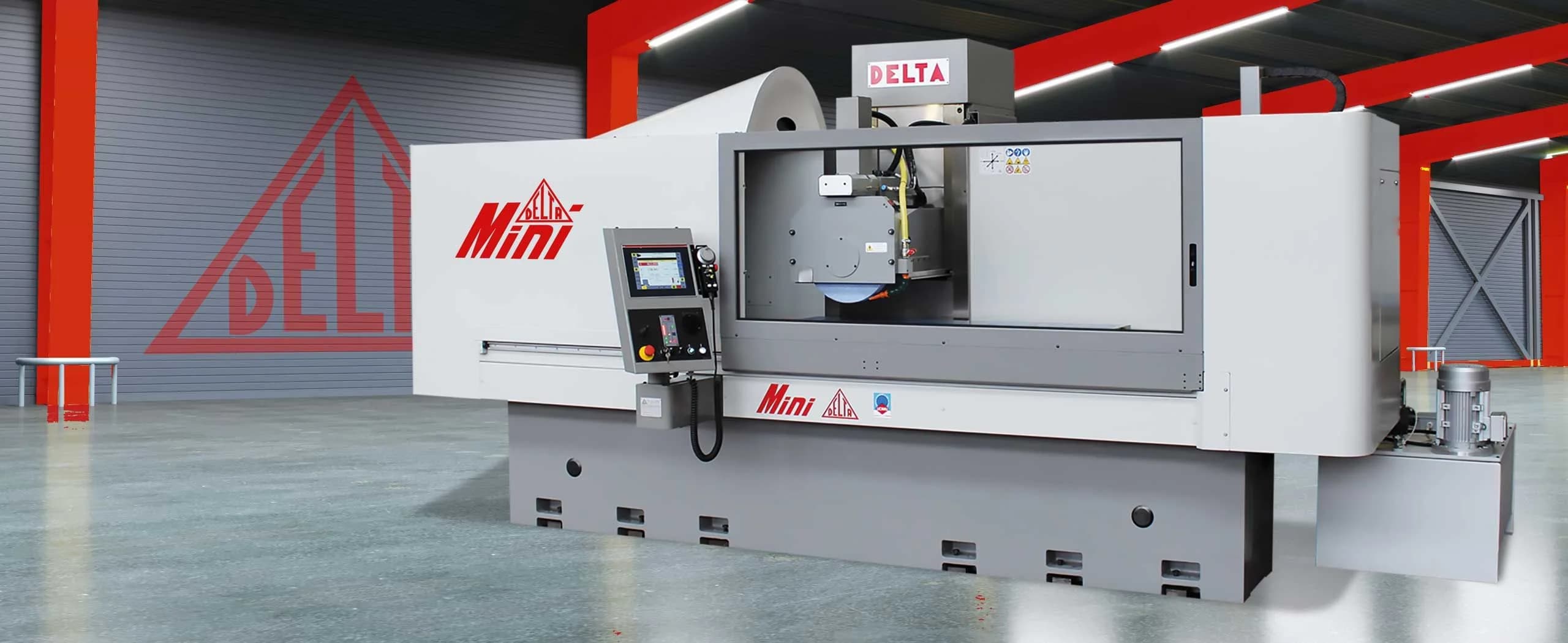 Delta MINI 15 — CNC плоскошлифовальный станок с подвижной колонной, поверхность шлифования 1600×650 мм