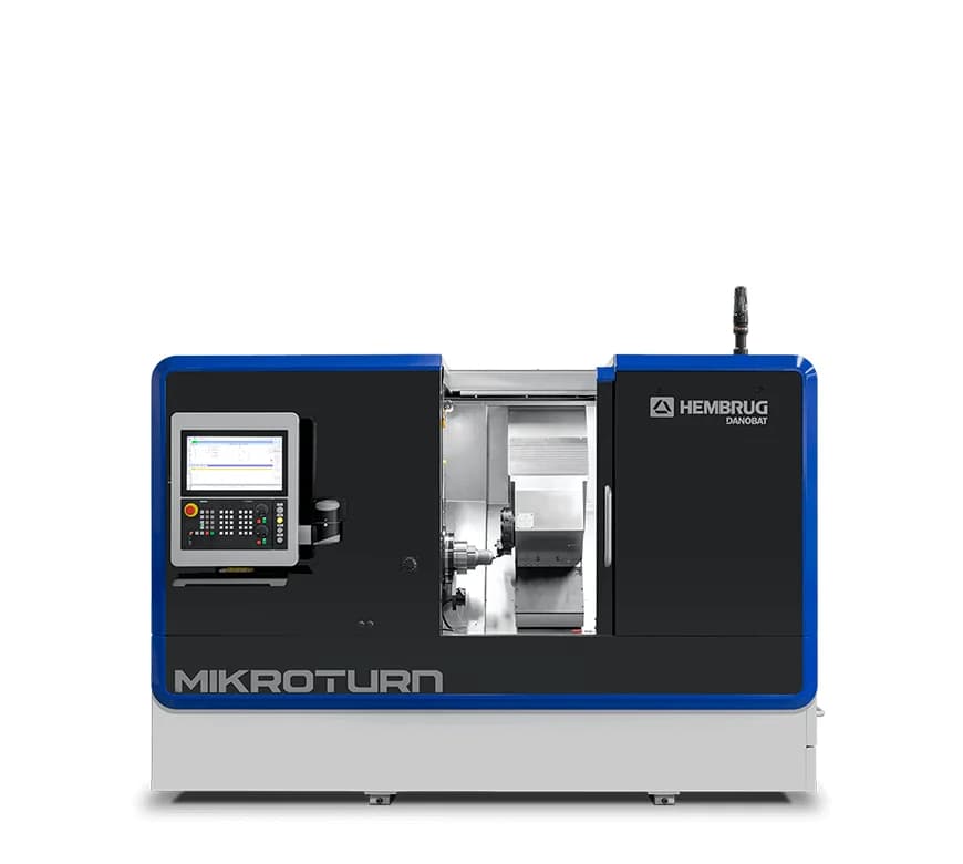 Hembrug Mikroturn 100 — горизонтальный токарный центр сверхвысокой точности для финишного твёрдого точения