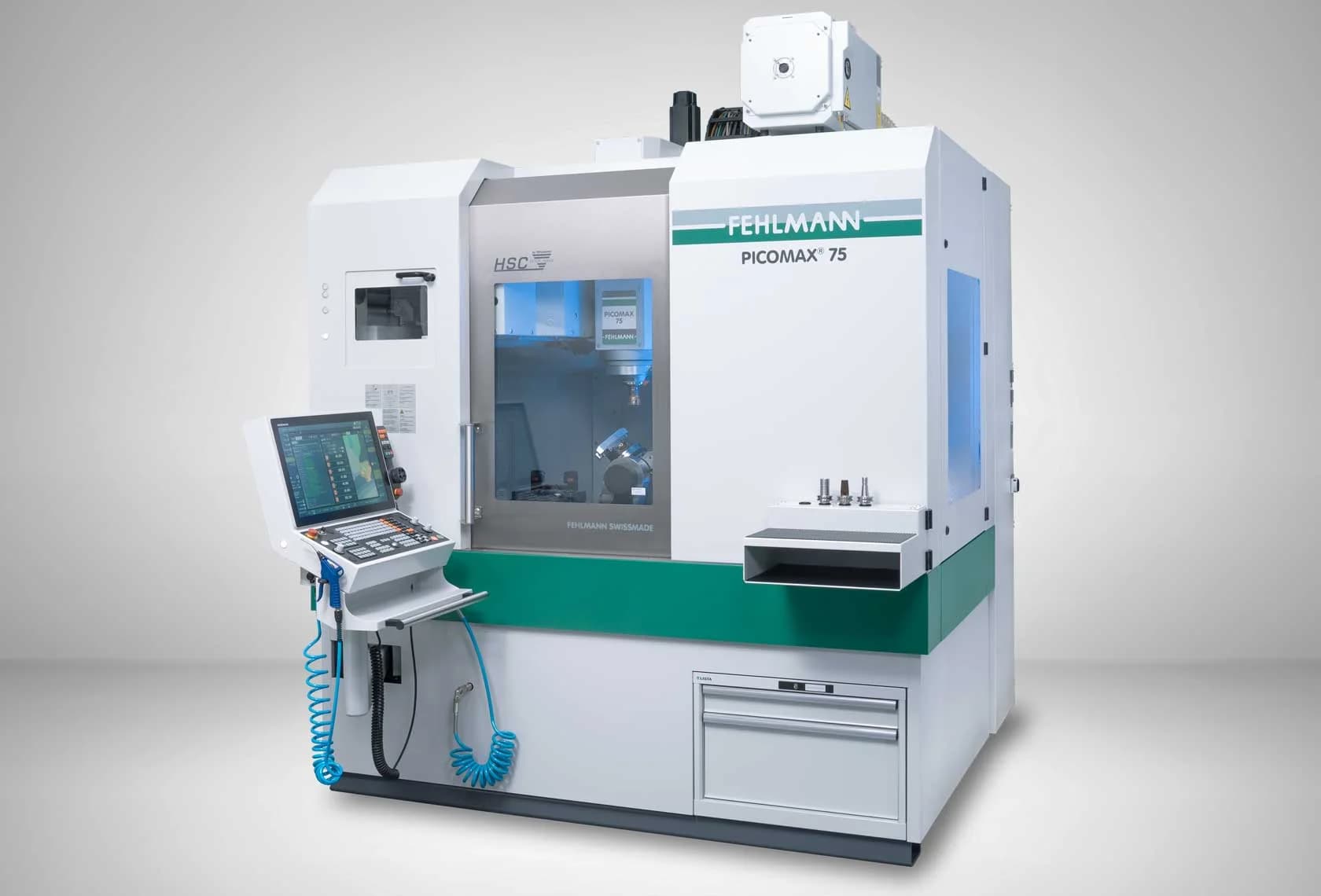 Fehlmann PICOMAX 75 — швейцарский 5-осевой вертикальный ОЦ с наклонно-поворотным столом