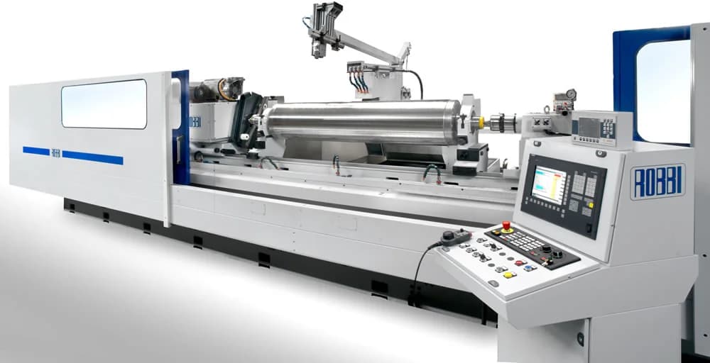Robbi Omicron CNC 80 — сверхтяжёлый CNC круглошлифовальный станок для деталей 4000 кг