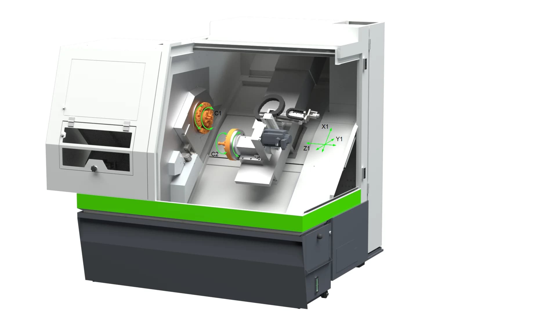 Benzinger GORing — специализированный CNC токарный станок для обработки ювелирных колец и кольцевых деталей