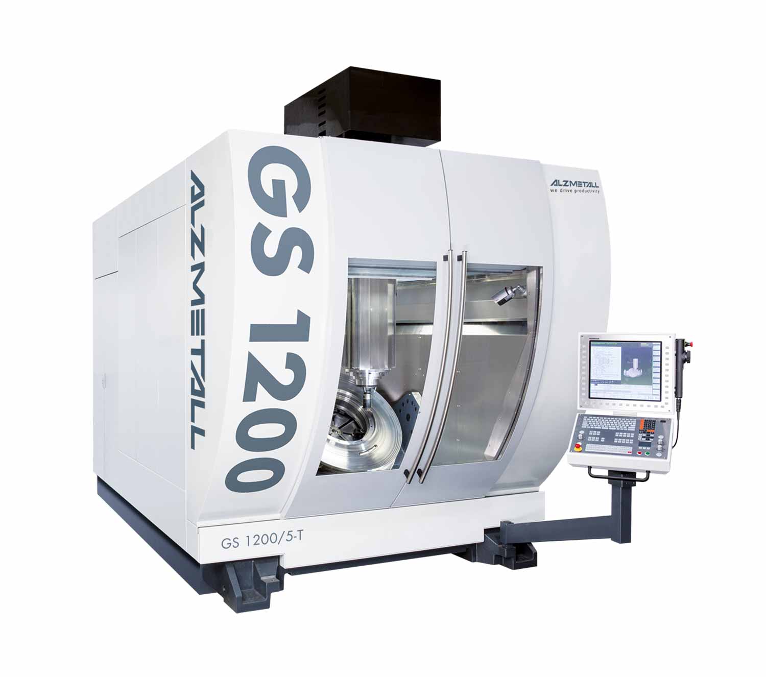 Alzmetall GS 1200/5-T - мощный 5-осевой обрабатывающий центр