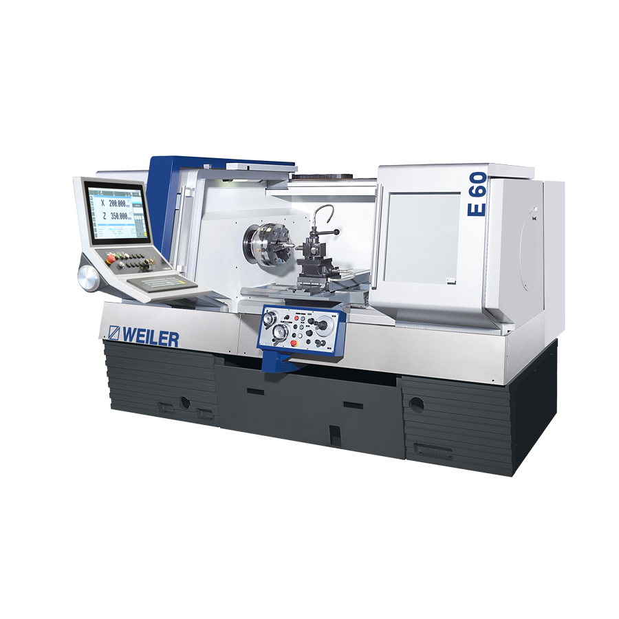 Weiler E 60 - универсальный тяжелый токарный станок для производства