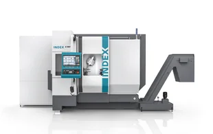 INDEX G160 - compact turn-mill center INDEX для complete machining