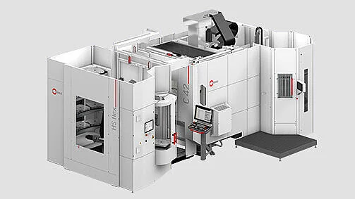 Hermle HS flex - система автоматической обработки паллет