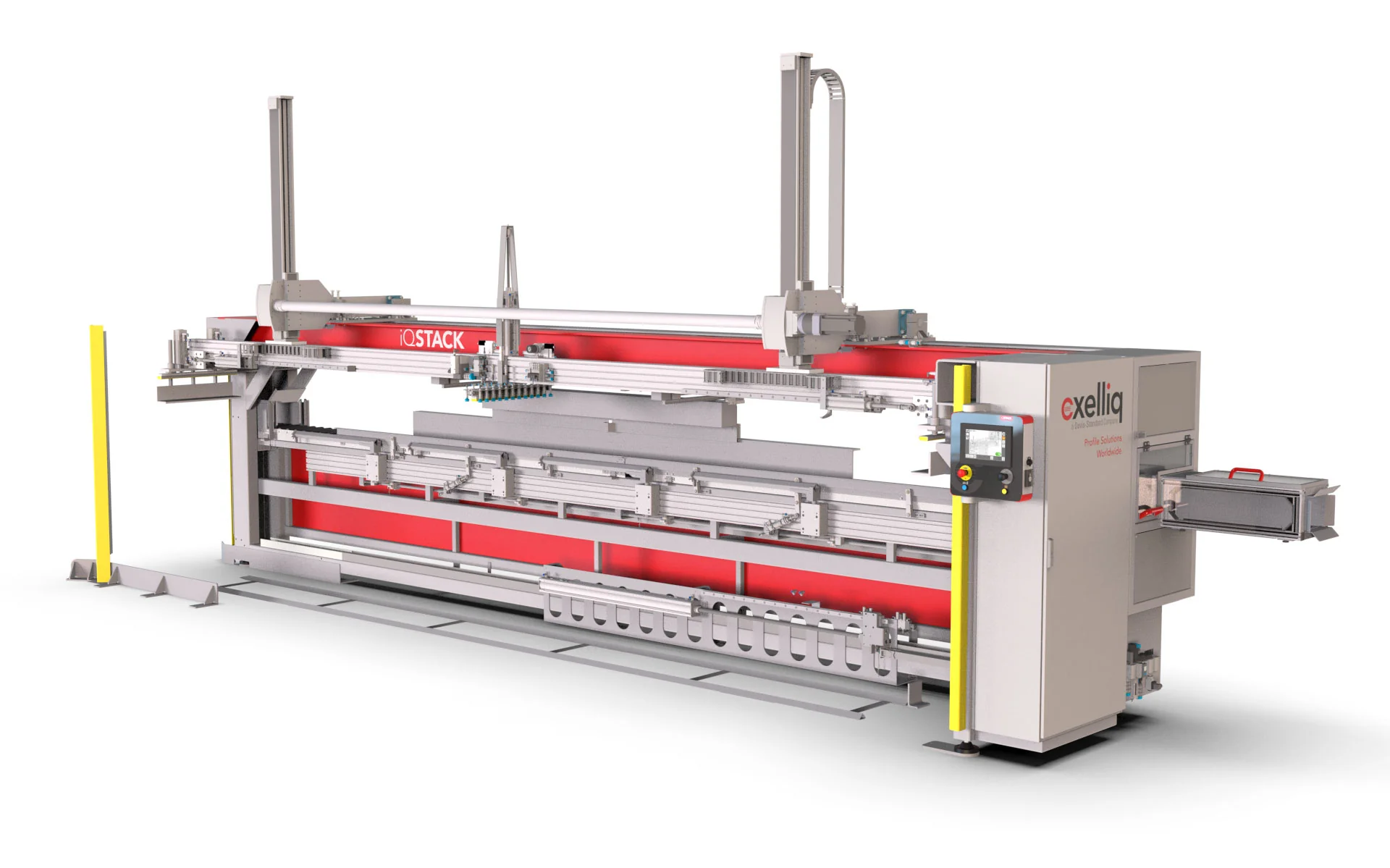 GREINER / EXELLIQ iQ STACK - automation system для stacking пластиковых профилей