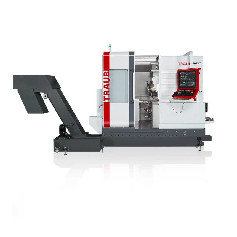 TRAUB TNK40 - production turning machine для complex parts и роботизации