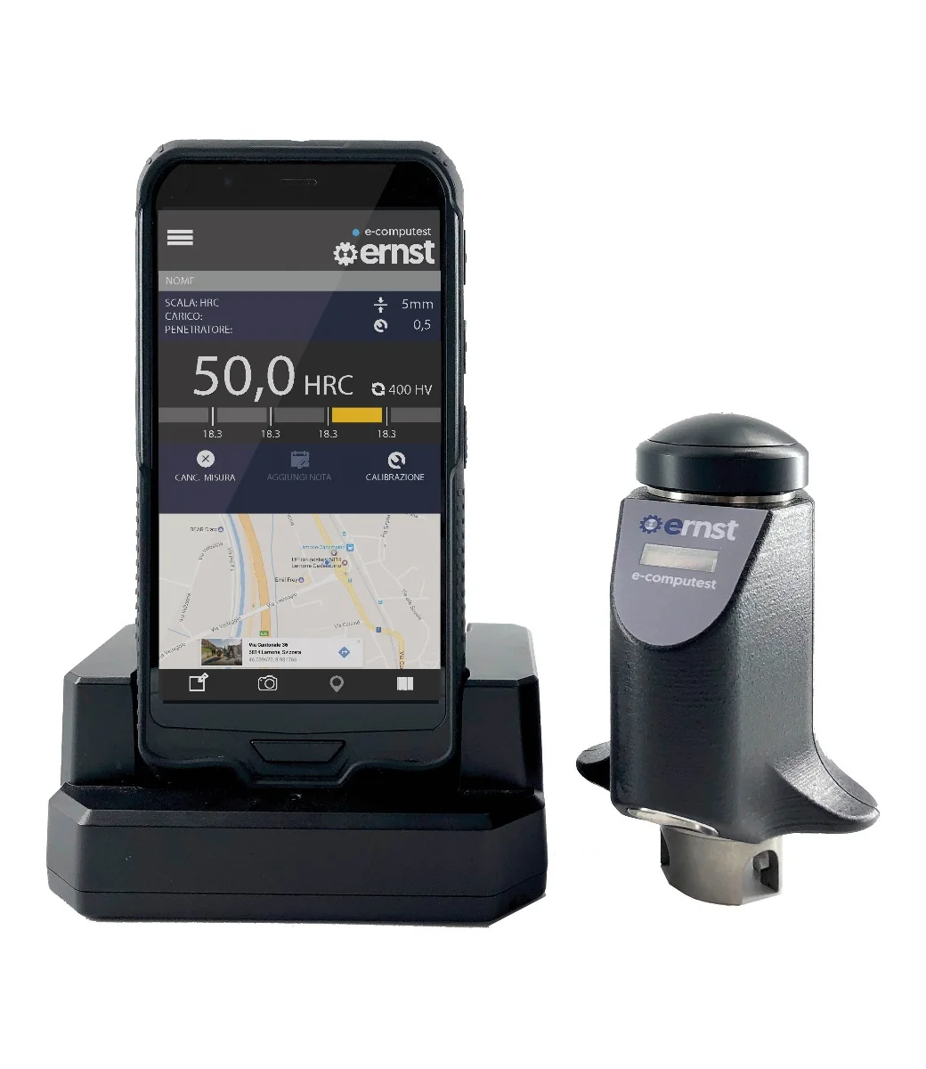 ERNST e-computest - portable Rockwell hardness tester