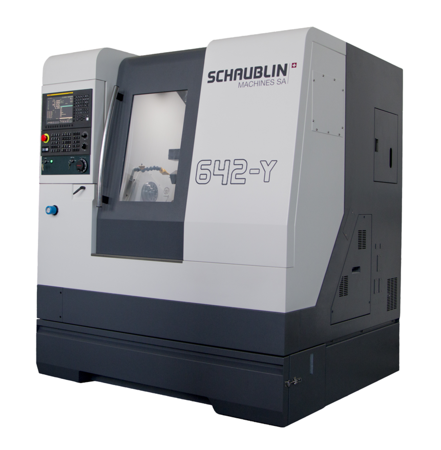 Schaublin 642-Y-CNC - прецизионный токарный центр с осью Y