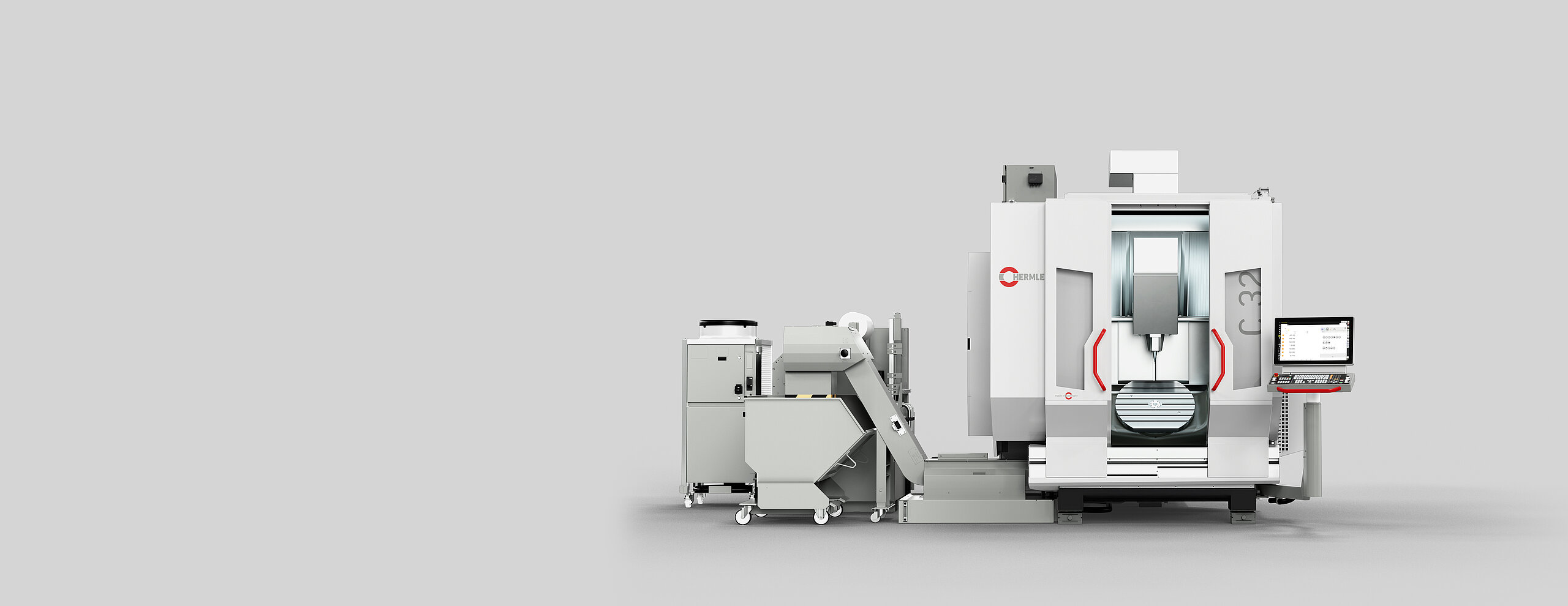 Hermle C 32 GEN2 - универсальный 5-осевой обрабатывающий центр