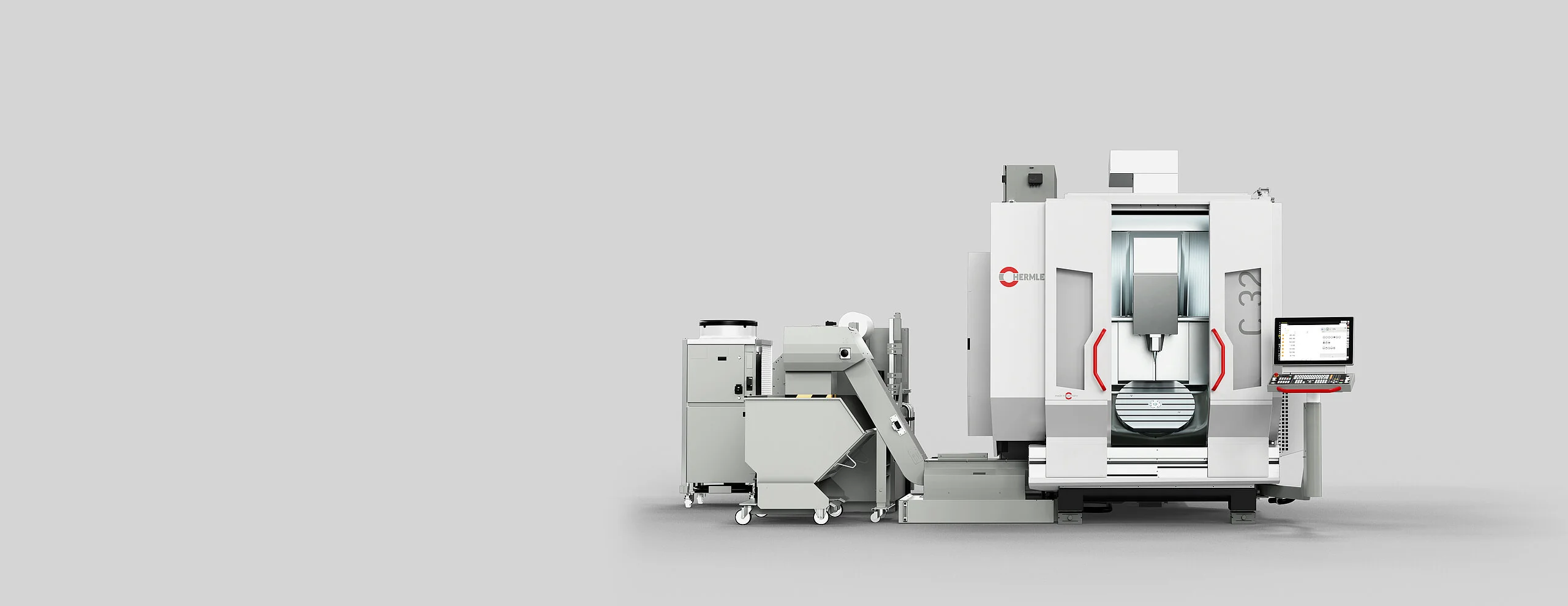 Hermle C 32 GEN2 - универсальный 5-осевой обрабатывающий центр