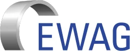 Логотип EWAG - швейцарский производитель tool grinding и laser machines