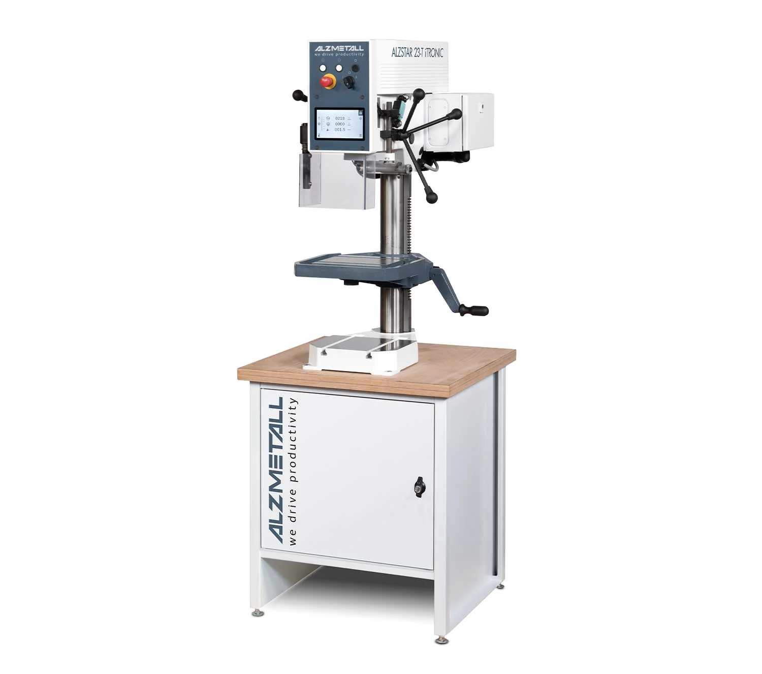 Alzmetall ALZSTAR 23-T iTRONIC - настольный сверлильный станок с цифровым управлением