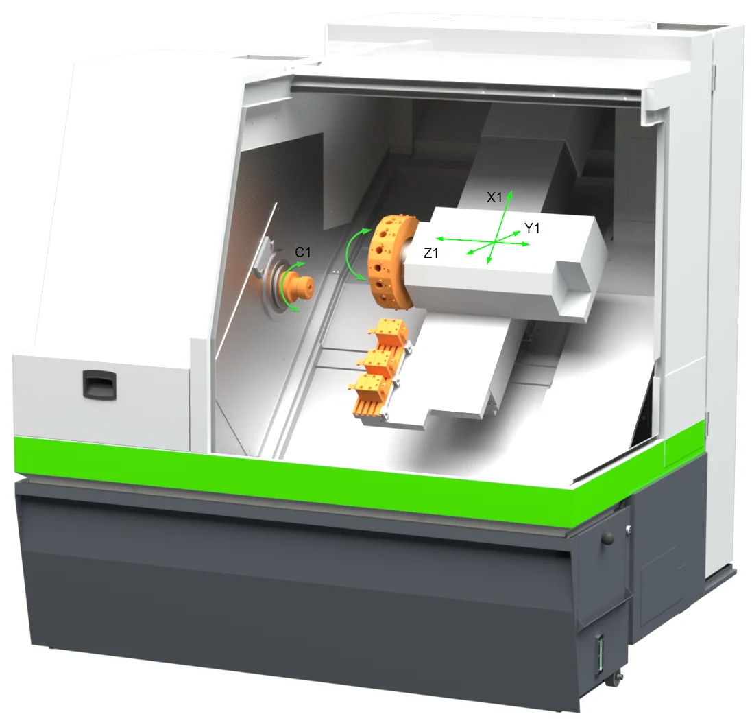 Benzinger GOFuture B2 с револьверной головкой VDI-25