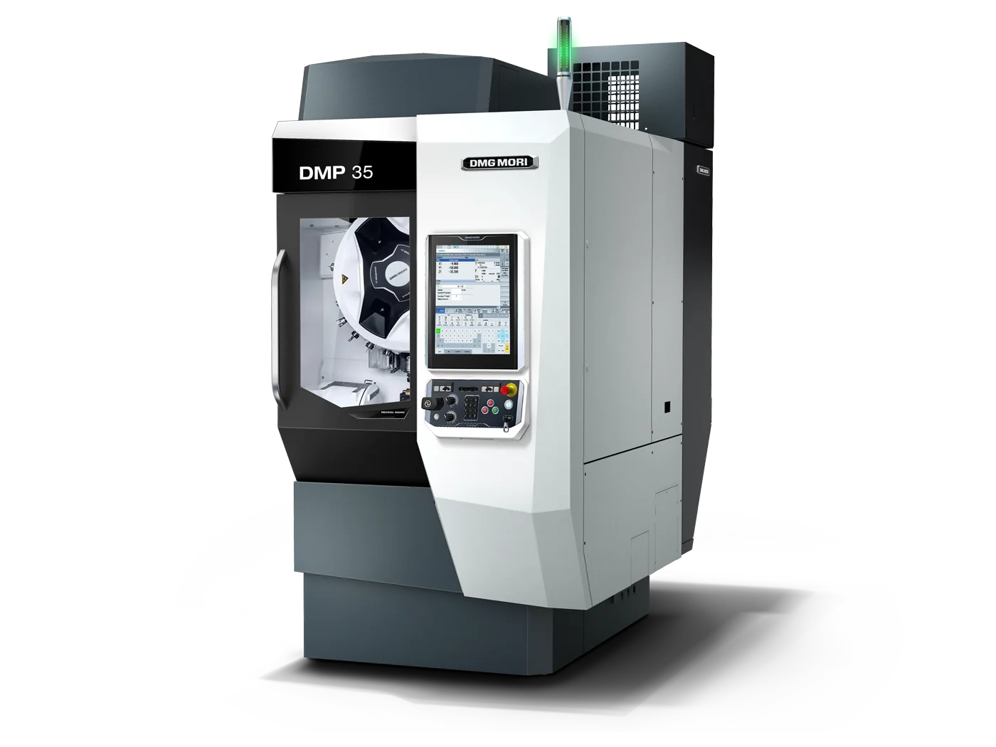 DMG MORI DMP 35 компактный многоосевой вертикальный обрабатывающий центр