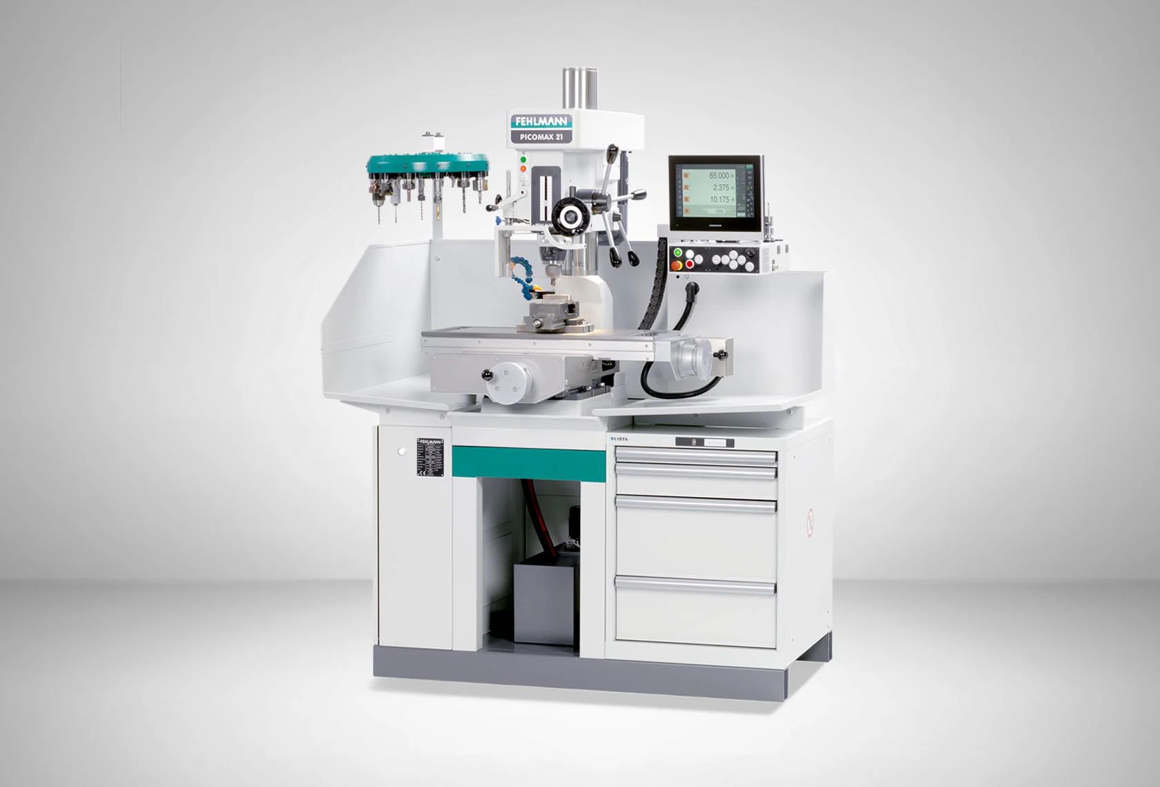 Fehlmann PICOMAX 21-M — прецизионный координатно-фрезерный станок с моторизованным столом