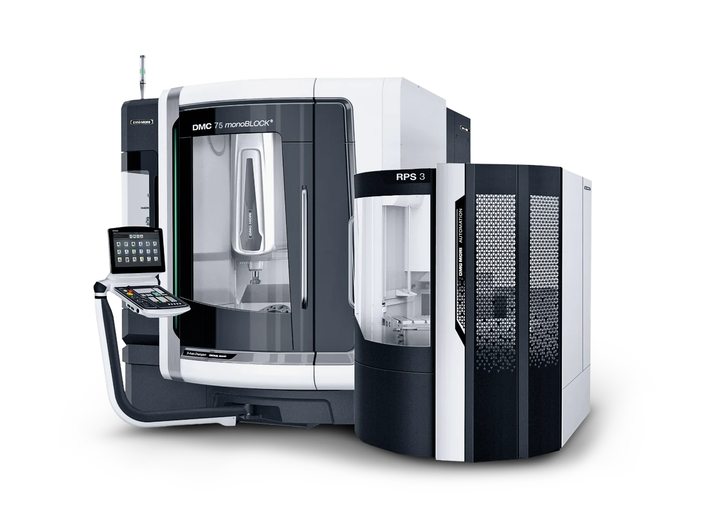 DMG MORI DMC 75 monoBLOCK 5-осевой обрабатывающий центр с горизонтальным шпинделем и monoBLOCK конструкцией