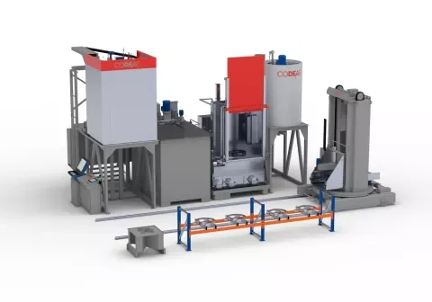 CODERE System 250 - официальная модульная линия термообработки для каталога CNC Metal