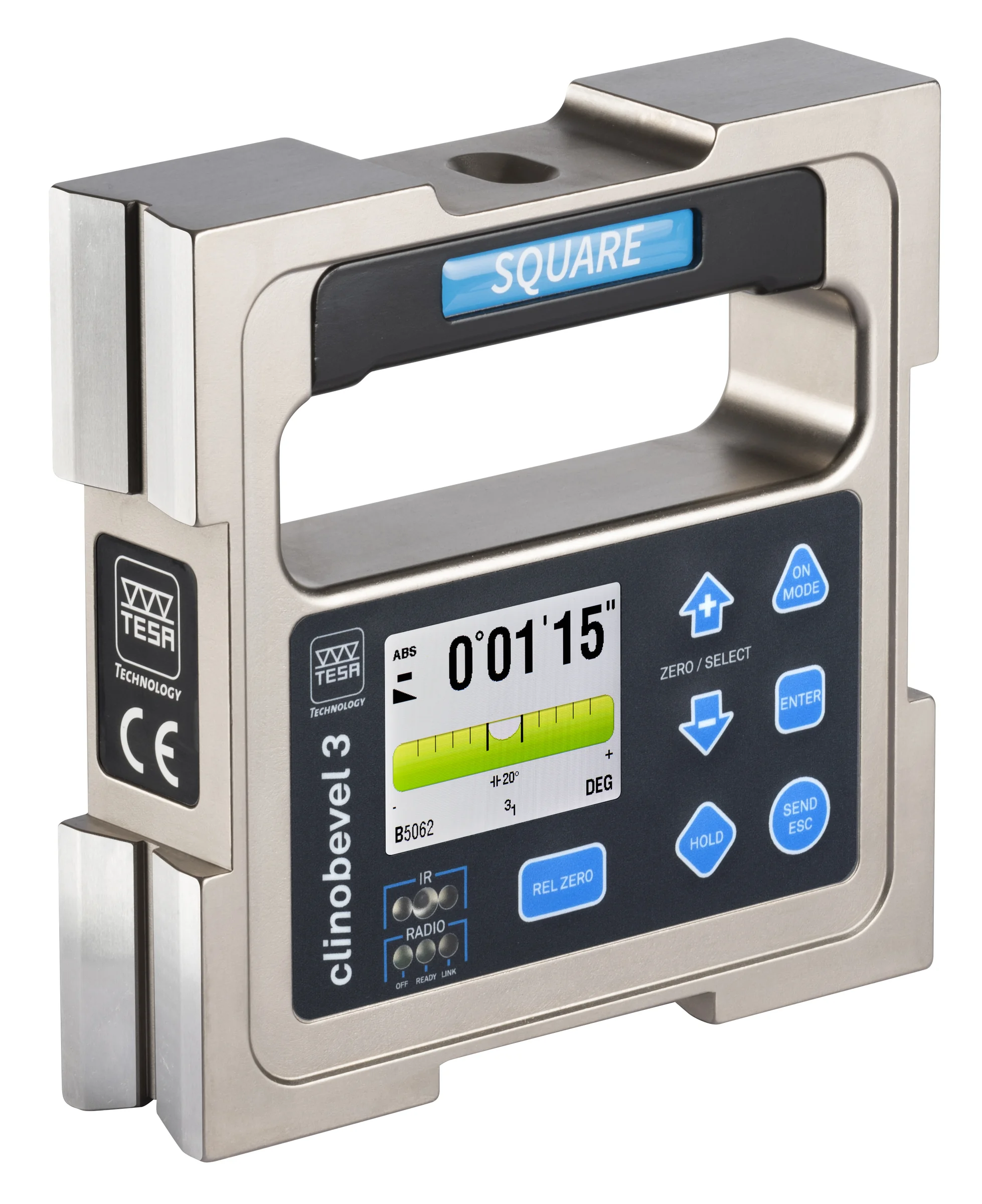 CLINOBEVEL 3 SQUARE clinometers - официальное изображение TESA для каталога CNC Metal