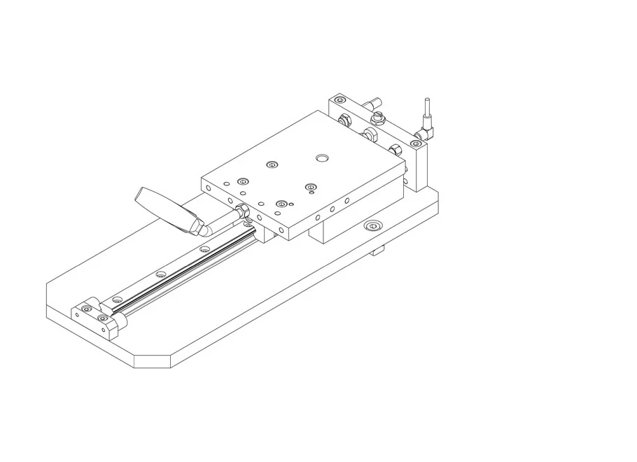 BalTec HST-020 ручной сдвижной стол - ручной сдвижной стол BalTec для каталога CNC Metal