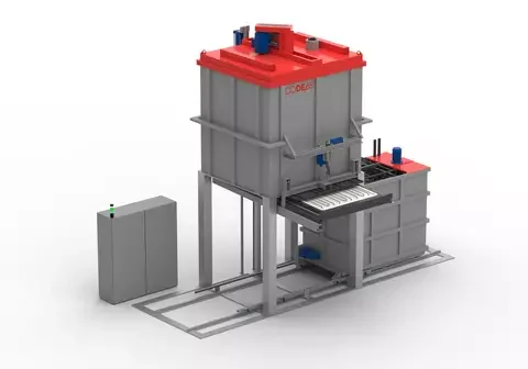 CODERE System 120 - официальная drop-bottom furnace для каталога CNC Metal