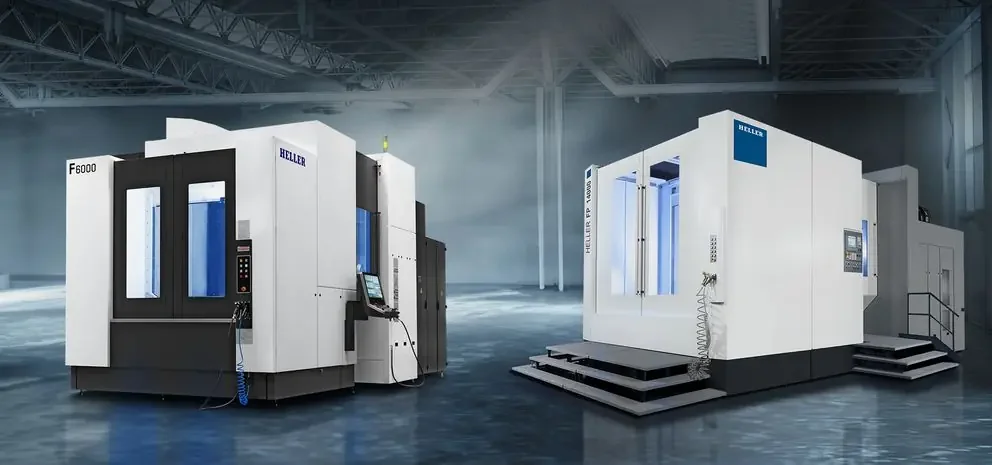 HELLER FP 2000 компактный 5-осевой обрабатывающий центр HELLER F series со сменой паллет