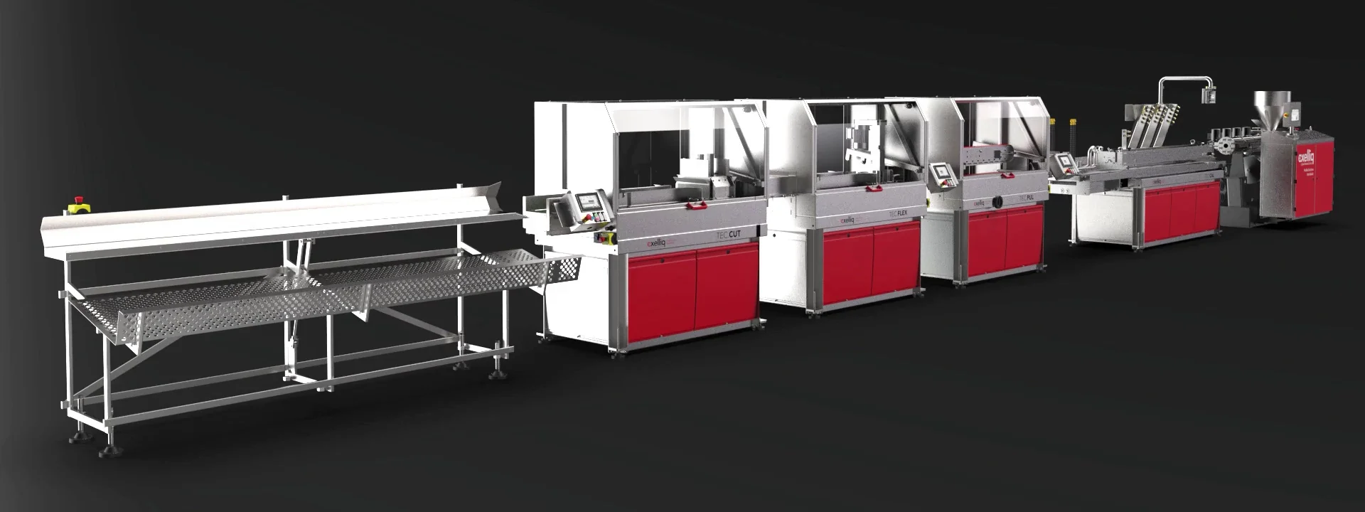 GREINER / EXELLIQ TEC.LINE - official GREINER / EXELLIQ product image for technical profile extrusion line