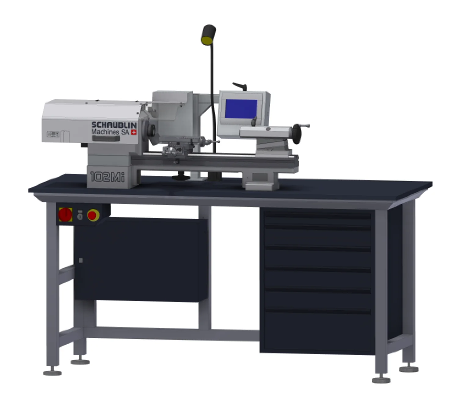 Schaublin 102 Mi-BENCH - официальное изображение Schaublin Machines SA для каталога CNC Metal