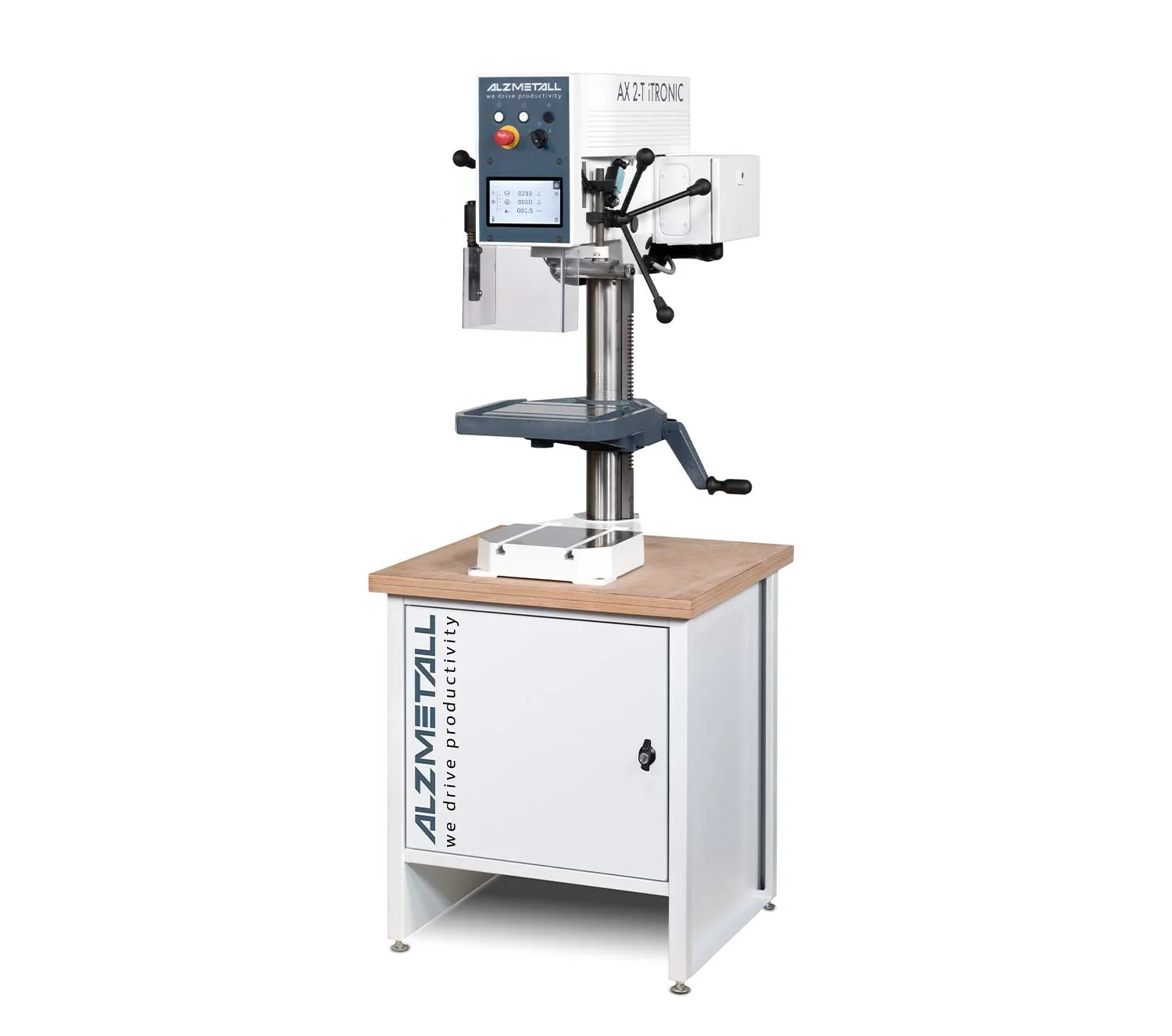 AX 2-T iTRONIC - Настольный сверлильный станок TOP-QUALITY с iTRONIC ALZMETALL