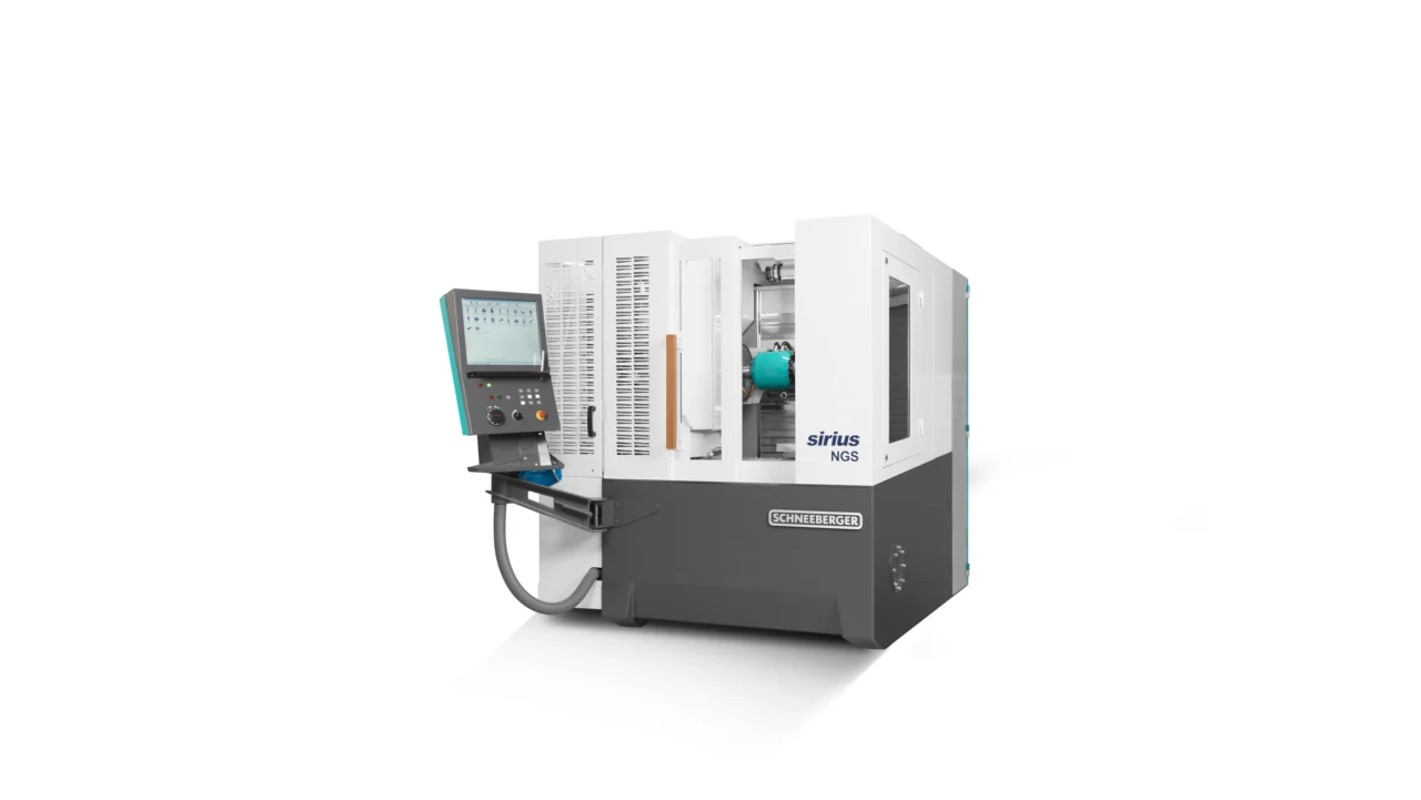Schneeberger sirius NGS — 5-осевой CNC заточной станок для крупного инструмента диаметром до ø320 мм