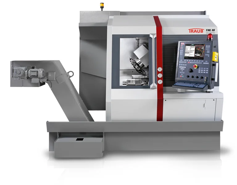 TRAUB TNL18 dynamic sliding/fixed headstock automatic lathe