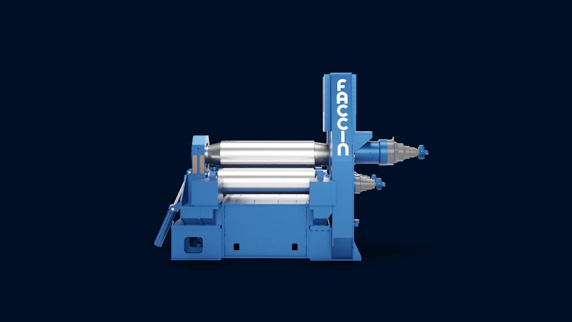 Faccin HAV - официальная 3-валковая variable axis машина для тяжелой листовой вальцовки