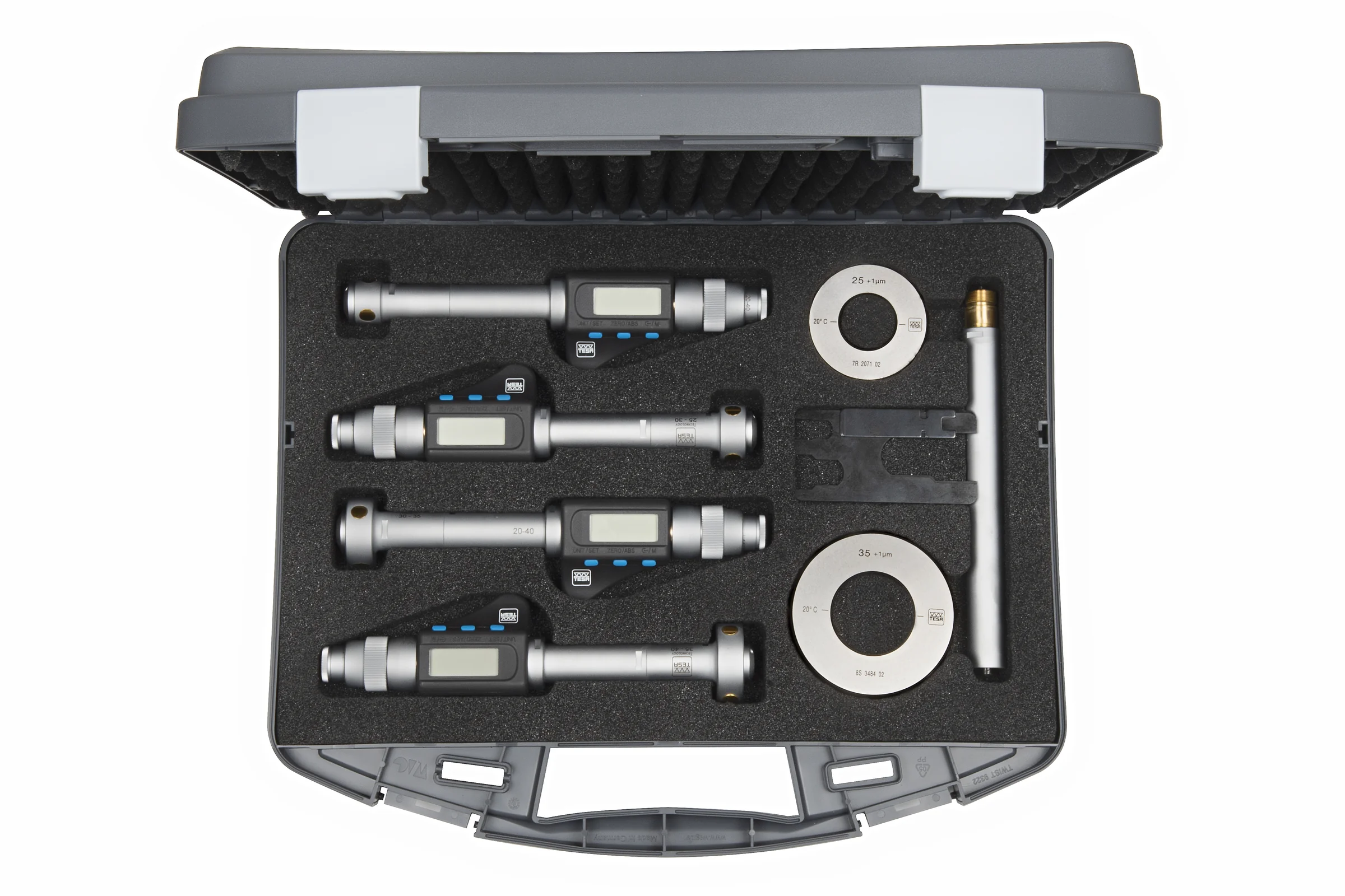 TESA Digital Internal Micrometer Complete Sets - официальное изображение TESA для каталога CNC Metal