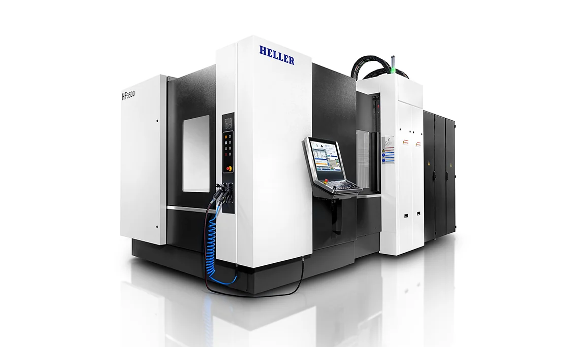 HELLER HF 3500 5-осевой обрабатывающий центр HELLER HF с пятой осью в заготовке