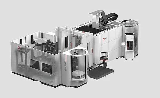 PW 3000 паллетная система HERMLE