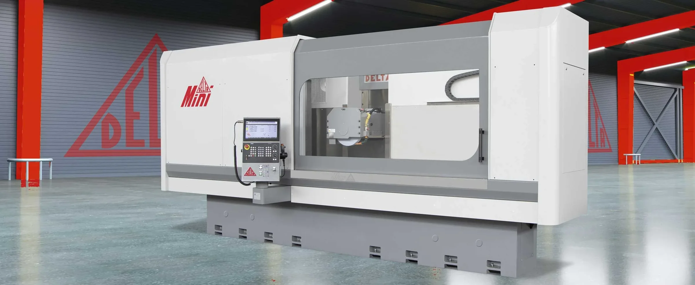 Delta MINI 20 — CNC плоскошлифовальный станок с подвижной колонной, поверхность шлифования 2000×650 мм