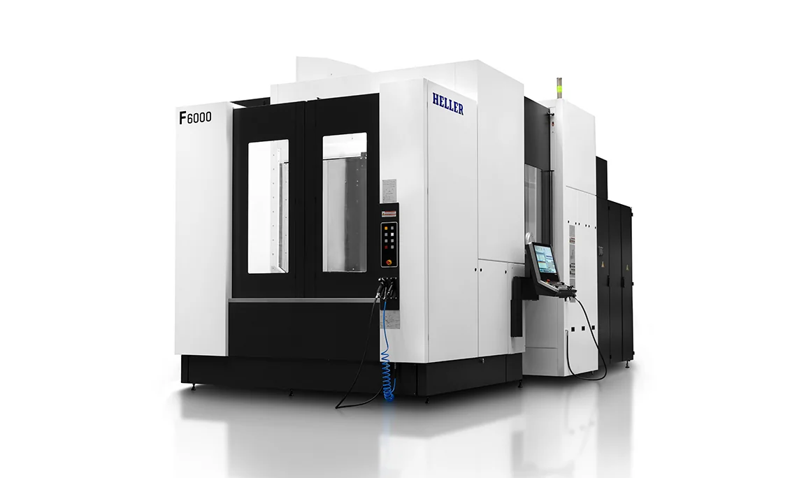 HELLER F 6000 5-осевой обрабатывающий центр HELLER F series с пятой осью в инструменте