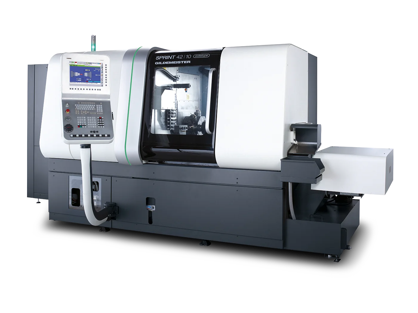 DMG MORI SPRINT 42|10 linear швейцарский токарный автомат с двумя линейными двигателями