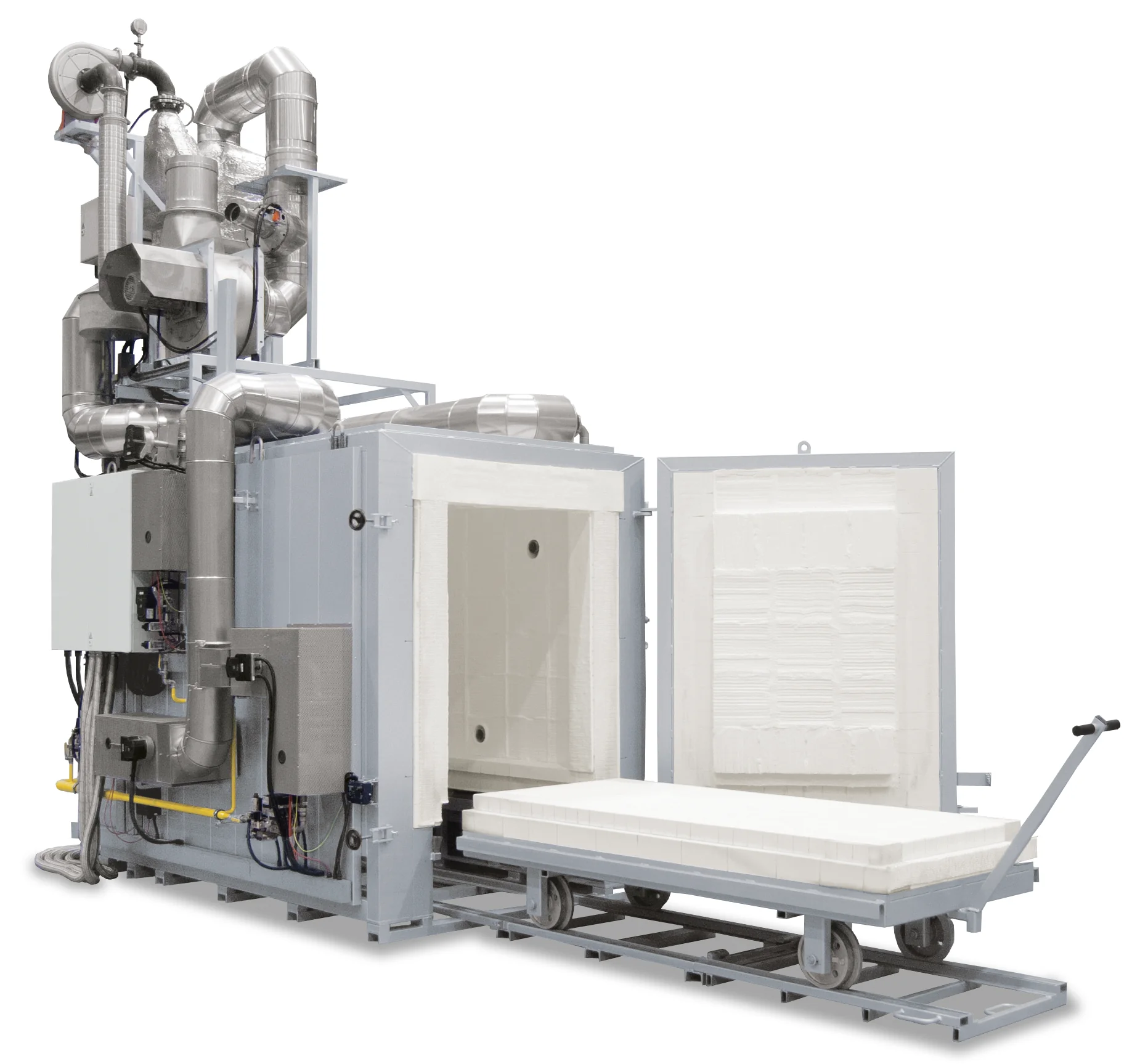 Nabertherm Gas-Fired Bogie Hearth Furnaces up to 1400 C - официальное изображение Nabertherm для каталога CNC Metal
