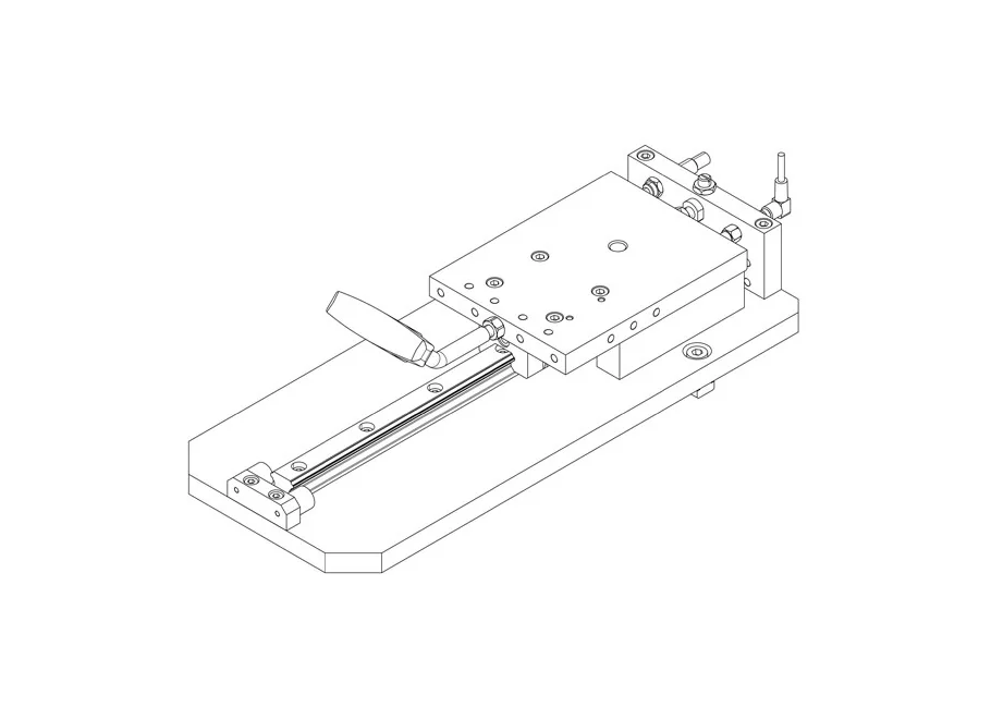 BalTec HST-010 ручной сдвижной стол - ручной сдвижной стол BalTec для каталога CNC Metal